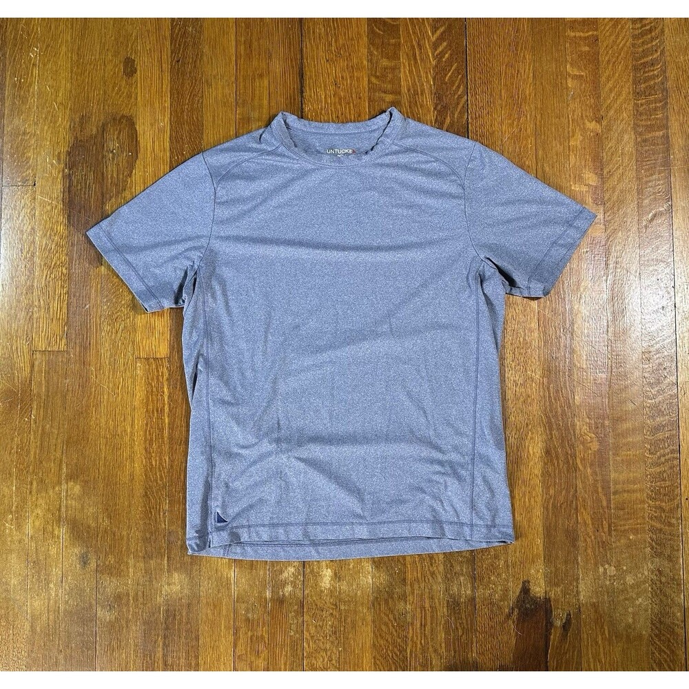 UNTUCKit CLARENDON 11 MENS SHORT SLEEVE T SHIRT Sz Small Gray
